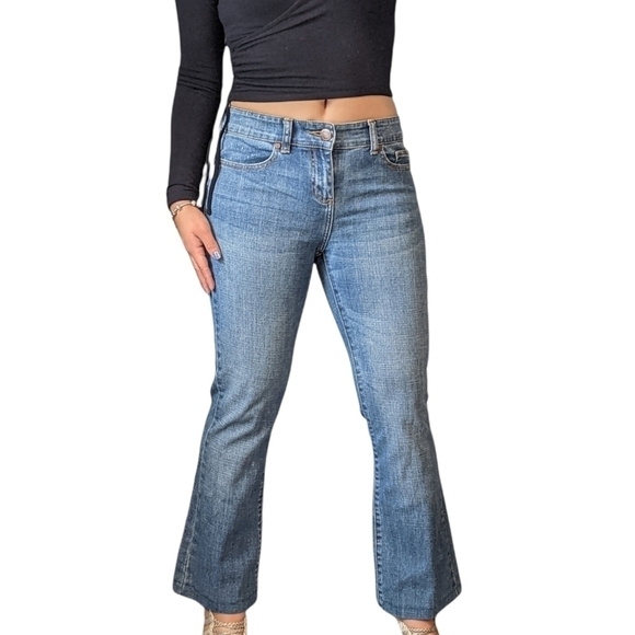 Cache premium Mid rise flare jeans size 6 - Picture 1 of 7